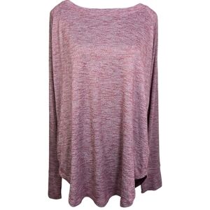 Bench Heathered Pink Long Sleeve Tee Size XXL